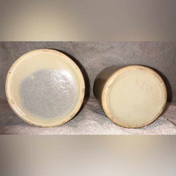 Stoneware Jugs Racoon Mountain Sorghum Syrup 1 QT & 1 Pint Vintage Crock (2) - Picture 7 of 7